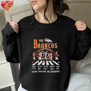 Denver Broncos 1959 2025 Signature Thank You For The Memories Signatures T Shirts