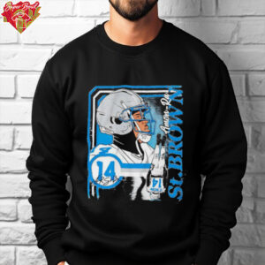 Amon Ra St. Brown Detroit Lions Collage Frame signature shirt