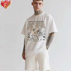 New Orleans Saints Classic Team Helmet Long Sleeve T Shirt