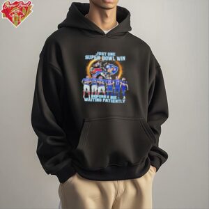 Buffalo Bills Just One Buper Bowl Win Before I Die Waiting Mascot T Shirts