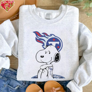 Snoopy Tattoo Tennessee Titans Logo Shirt