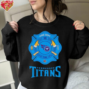 Firefighter Appreciation Tennessee Titans logo shirt