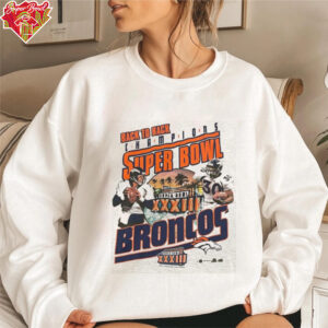 VTG Denver Broncos Back to Back Champions Super Bowl XXXIII T Shirt