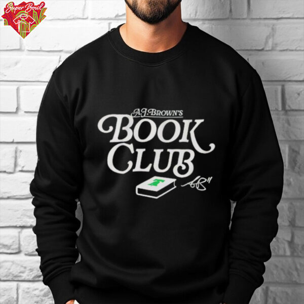 A.J Brown’s book club Philadelphia Eagles signature shirt