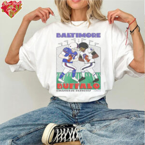 Baltimore Ravens VS Buffalo Bills Divisional Playoff NFL 2024 2025 On Jan 19th 2025 Essentials Unisex T Shirt