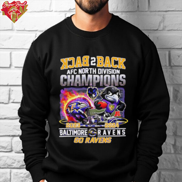 Back 2 Back Afc North Division Champions Baltimore Ravens shirt