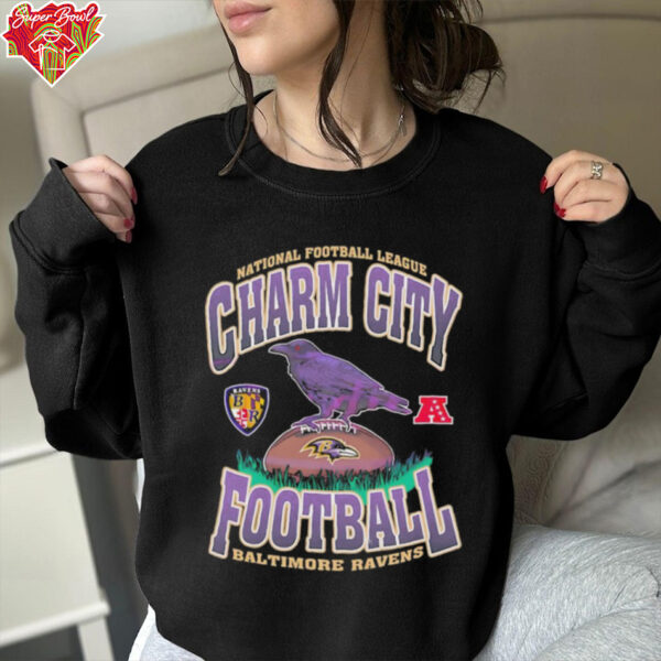 Baltimore Ravens Charm City Football National Football League vintage shirt