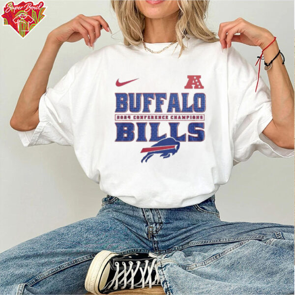 Buffalo Bills Nike 2024 AFC Conference Champions Shirt