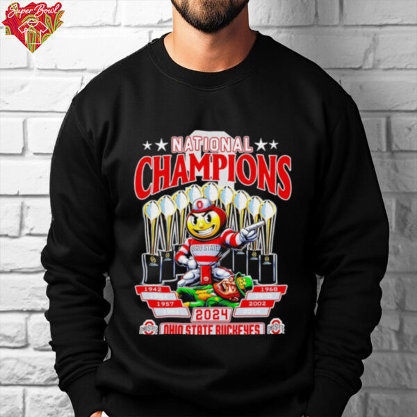 CFP 2025 National Champions Ohio State Buckeyes 9 time shirt