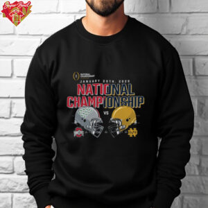 Ohio State Buckeyes vs. Notre Dame Fighting Irish College Football Playoff 2025 National Championship Matchup All Out Effort T Shirt