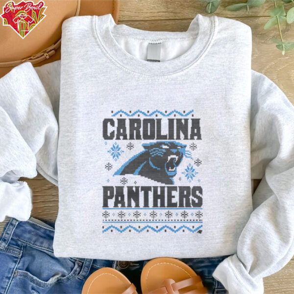 Carolina Panthers Holiday Crewneck shirt