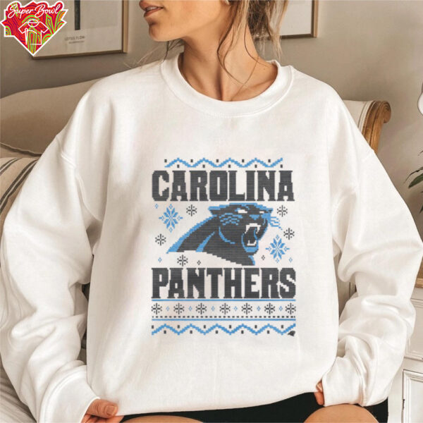 Carolina Panthers Holiday Crewneck shirt