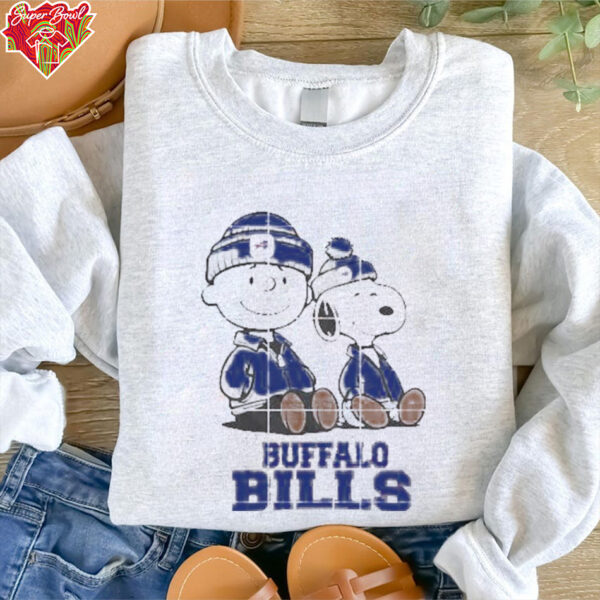 Charlie Brown And Snoopy Buffalo Bills Team NFL shirt