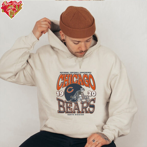 Chicago Bears Classic Team Helmet Long Sleeve T Shirt