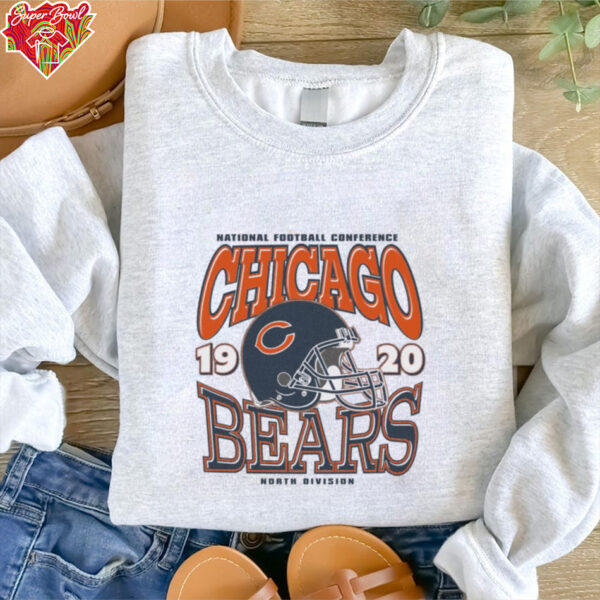 Chicago Bears Classic Team Helmet Long Sleeve T Shirt