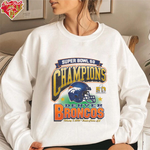 Denver Broncos Super Bowl Gridiron Locker ’47 Vintage Tubular Shirt