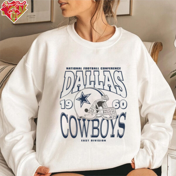 Dallas Cowboys Classic Team Helmet Long Sleeve T Shirt