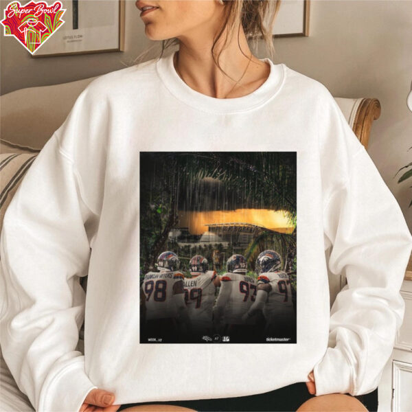 Denver Broncos At Cincinnati Bengals Battle In The Jungle Week 17 Poster t shirt