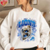 Detroit Lions Classic Team Helmet Long Sleeve T Shirt