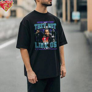 Official Music Kendrick Lamar Super Bowl 2025 'They Not Like Us' T Shirt