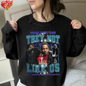 Official Music Kendrick Lamar Super Bowl 2025 'They Not Like Us' T Shirt