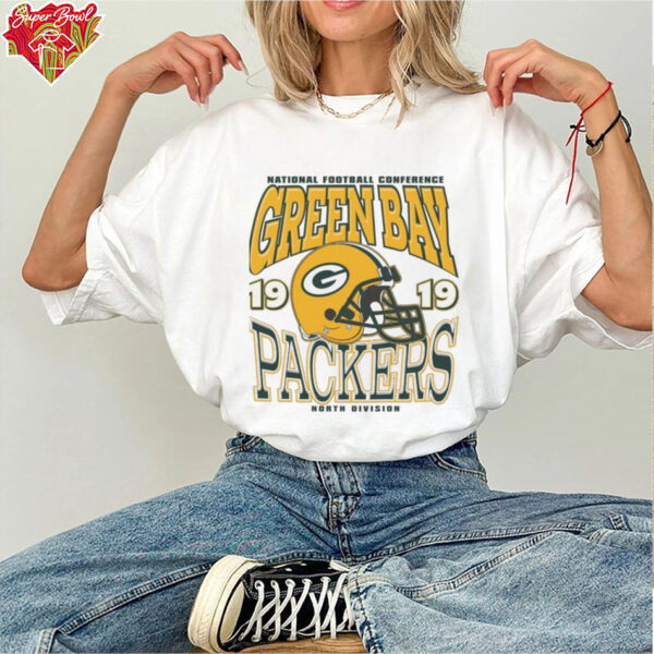 Green Bay Packers Classic Team Helmet Long Sleeve T Shirt