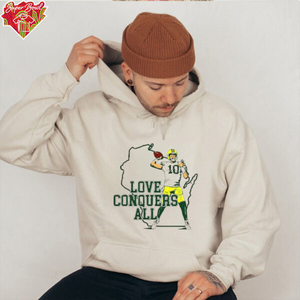 Green Bay Packers Jordan Love Conquers All shirt