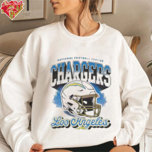 Official Vintage Nfl Los Angeles Chargers Football Logo Helmet Shirt