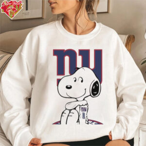 Snoopy Tattoo New York Giants Logo Shirt