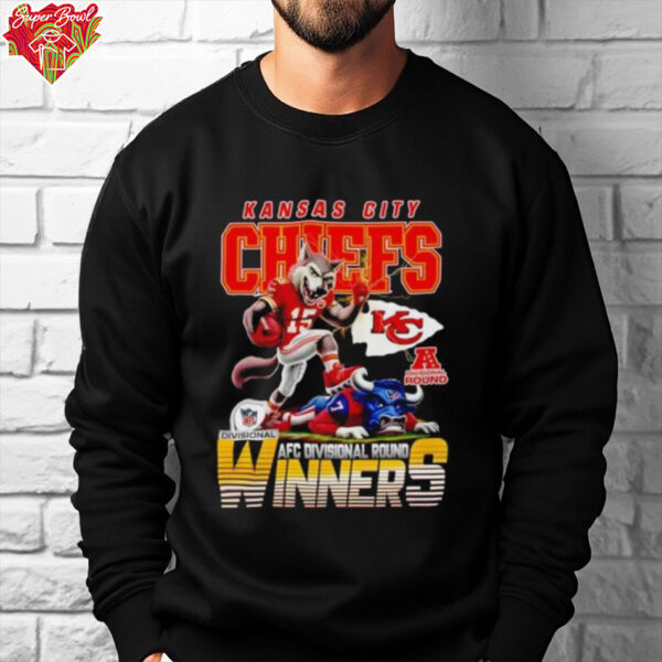 Kansas City Chiefs AFC Division Round Winners T Shirt