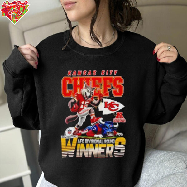 Kansas City Chiefs AFC Division Round Winners T Shirt