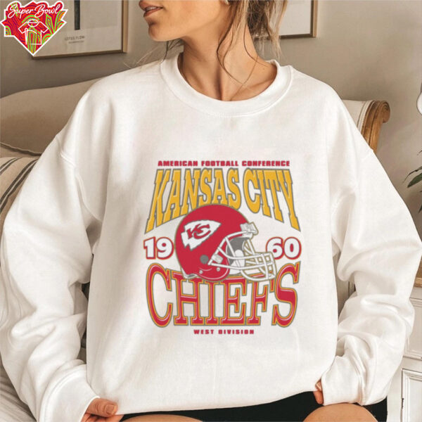 Kansas City Chiefs Classic Team Helmet Long Sleeve T Shirt