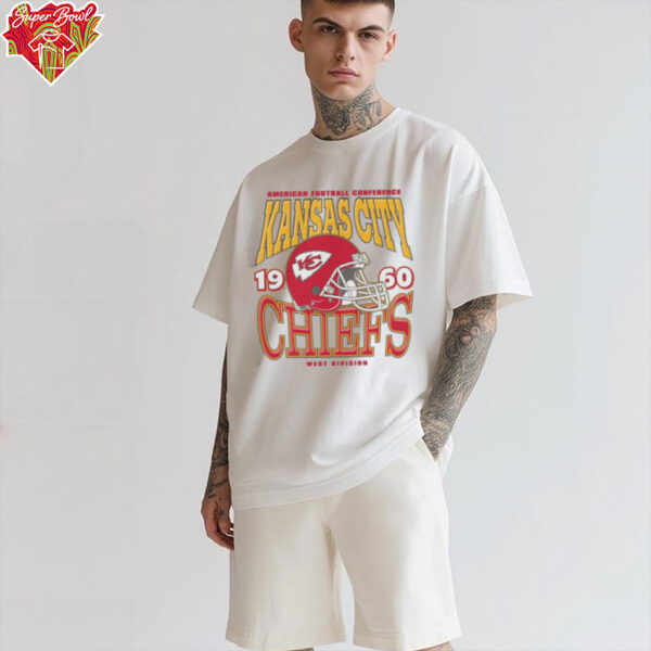 Kansas City Chiefs Classic Team Helmet Long Sleeve T Shirt