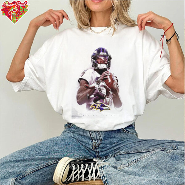 Baltimore Ravens Featuring Lamar Jackson No 8 Quarterback On Jan 20th 2025 Essentials Unisex T Shirt Essentials T Shirt