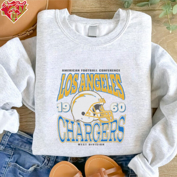 Los Angeles Chargers Classic Team Helmet Long Sleeve T Shirt