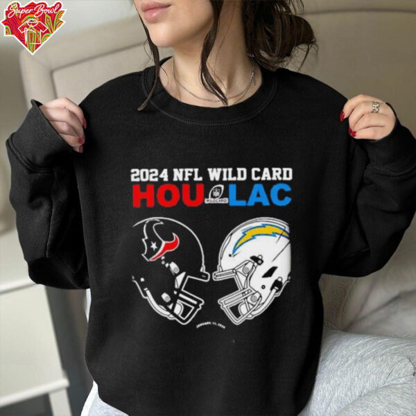 Los Angeles Chargers Vs Houston Texans 2024 NFL Wild Card Matchup shirt