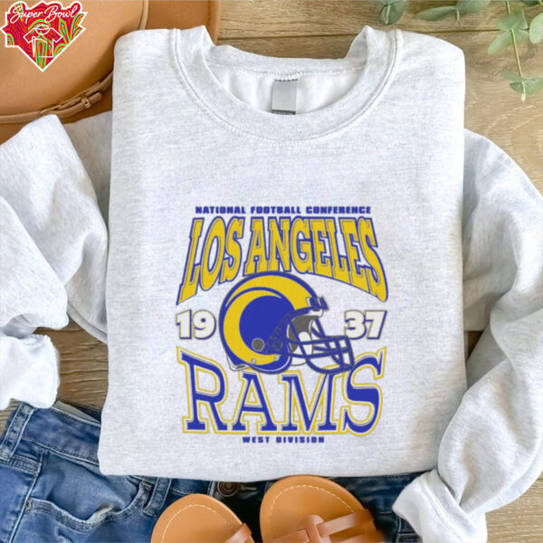 Los Angeles Rams Classic Team Helmet Long Sleeve T Shirt