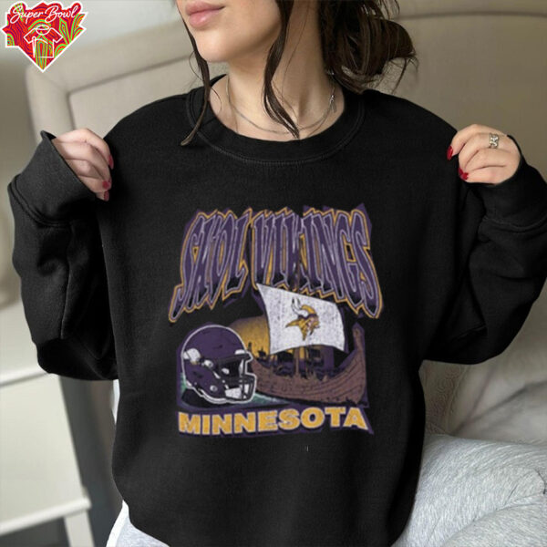 Men’s Minnesota Vikings ’47 Purple Regional Super Rival Long Sleeve T Shirt