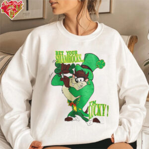 Vintage 1997 Looney Tunes Tasmanian Devil Shamrock Shirt