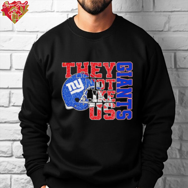 New York Giants they not like us 2025 lights shirt