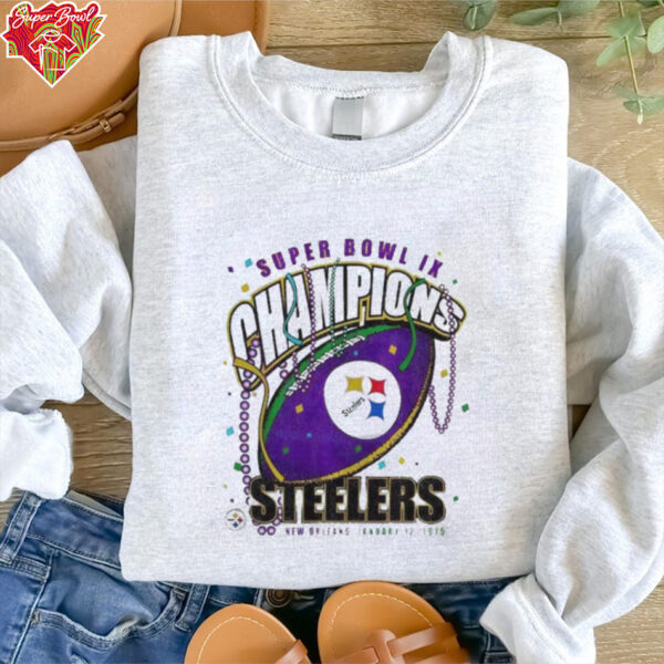 Official Pittsburgh Steelers Super Bowl Ix Champions Shirt