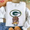 Go Pack go Green Bay Packers State map shirt