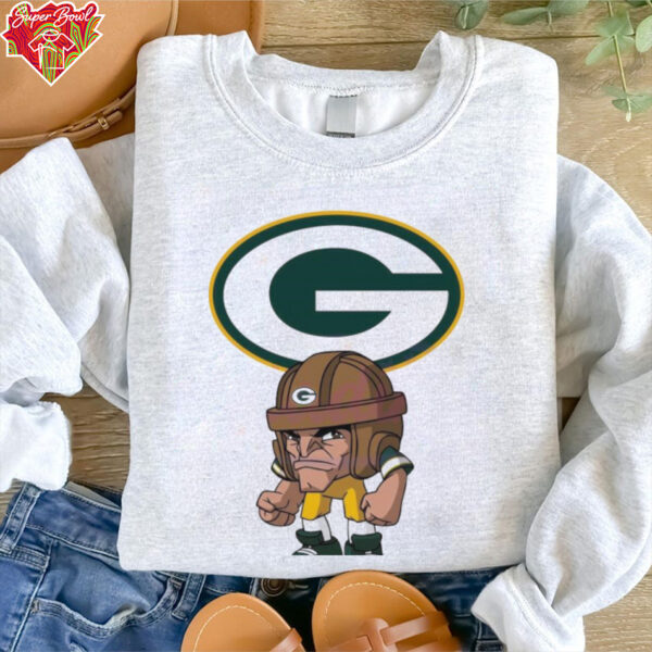 Official Rush Zone Green Bay Packers NFL Cartoon Character 2025 Shirt