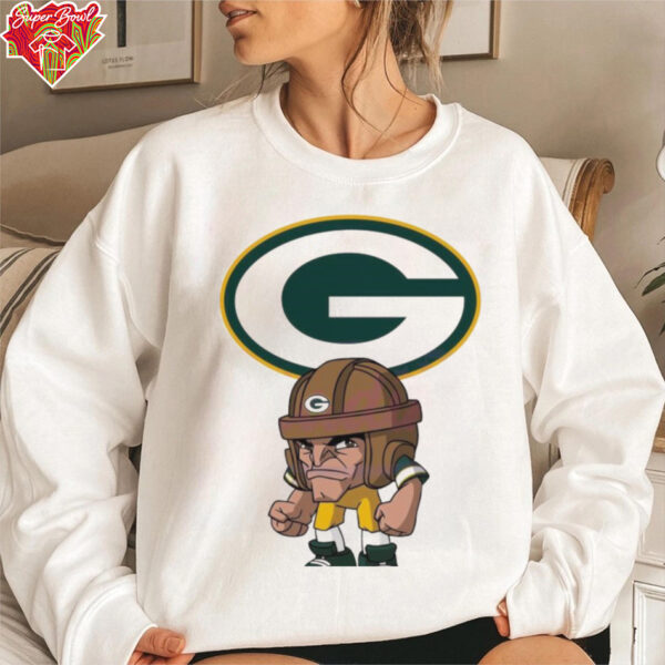 Official Rush Zone Green Bay Packers NFL Cartoon Character 2025 Shirt