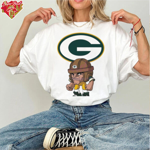 Official Rush Zone Green Bay Packers NFL Cartoon Character 2025 Shirt