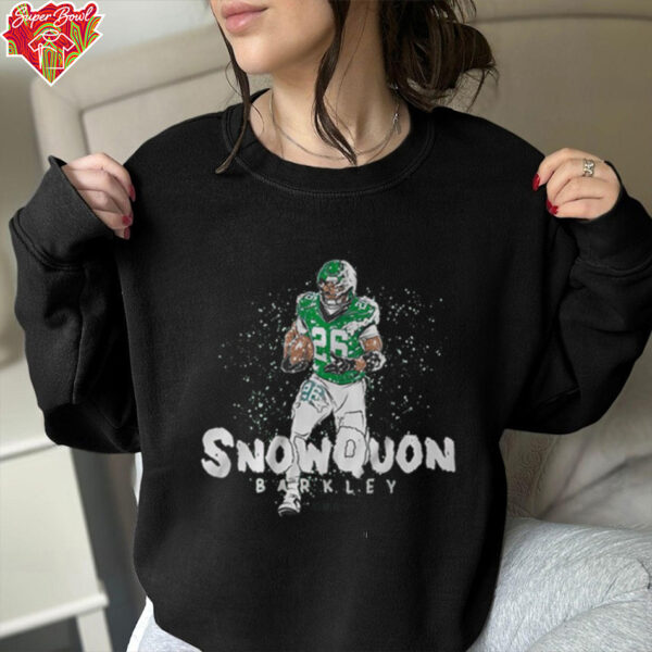 Official Saquon Barkley Snowquon Barkley Philadelphia Eagles NFL t shirt