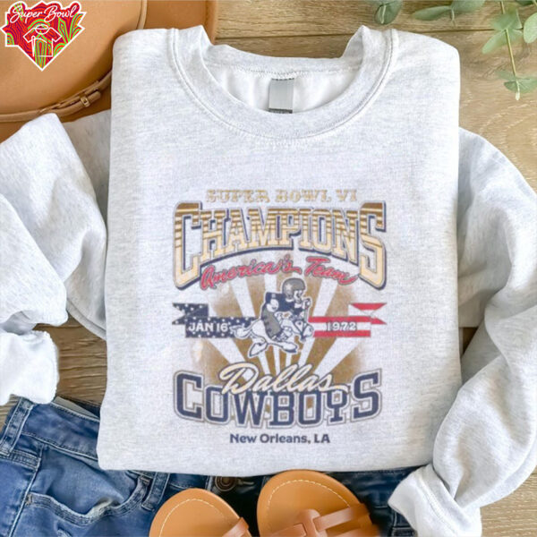 Original Dallas Cowboys Super Bowl Showcase T Shirt