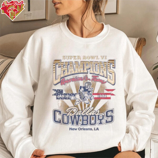 Original Dallas Cowboys Super Bowl Showcase T Shirt