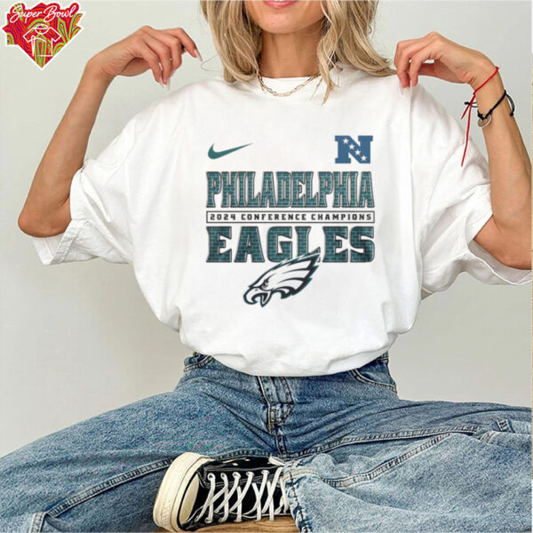 Philadelphia Eagles 2024 Conference Champions Hoodie T Shirt