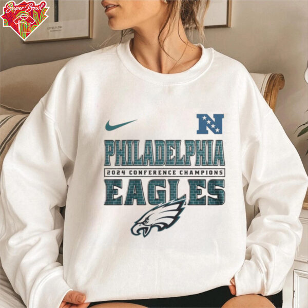 Philadelphia Eagles 2024 Conference Champions Hoodie T Shirt